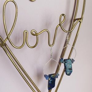 Handmade Blue earrings